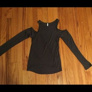 Cold Shoulder long sleeve top